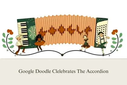 Google Commemorates the Accordion's Patent Anniversary with a Special Doodle